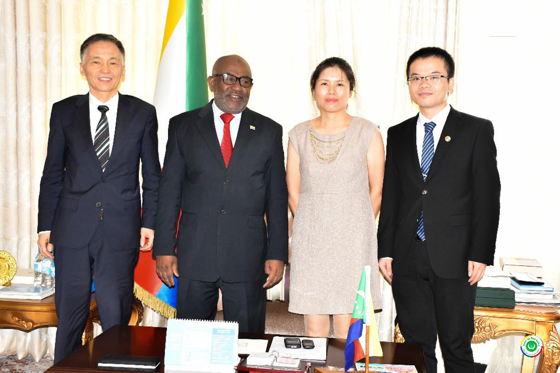 image Le president Azali Assoumani apporte son soutien au peuple chinois